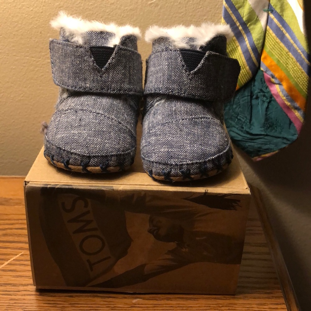 Toms Cuna Navy Chambray